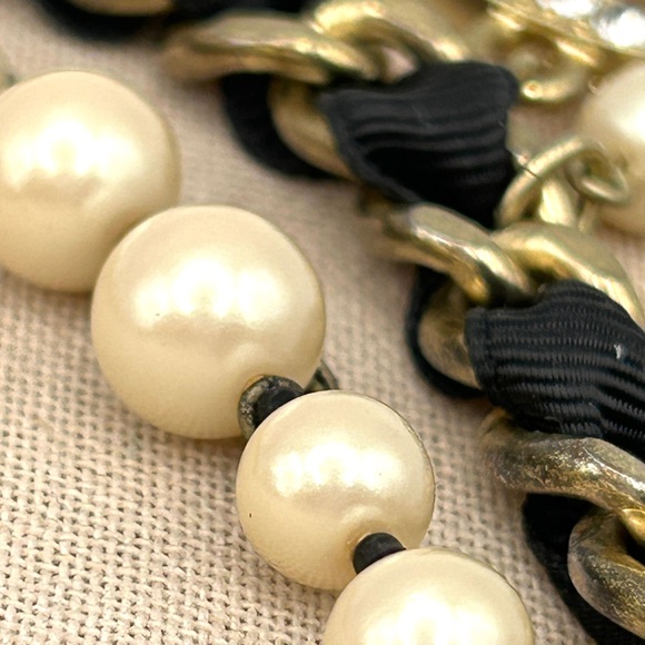 Rare Vintage Betsey Johnson Pigs Fly Polka Dot Pearl Heart Piggy Necklace 18-20” - Picture 10 of 14